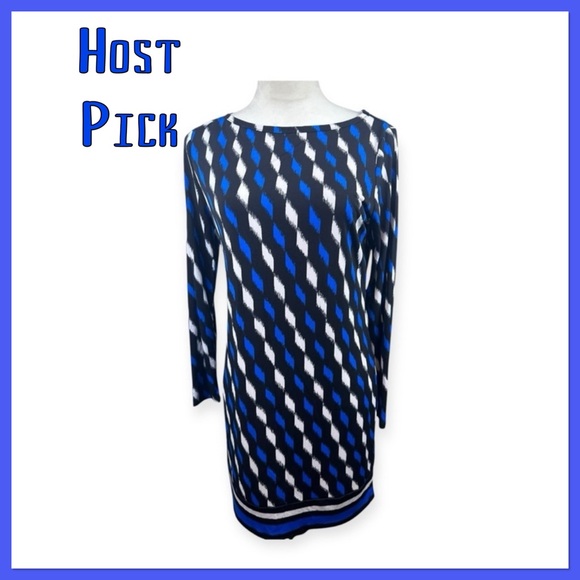 Michael Kors Dresses & Skirts - 🔥 Host Pick 🔥 NWT Michael Kors Amalfi dress geometric print size medium petite